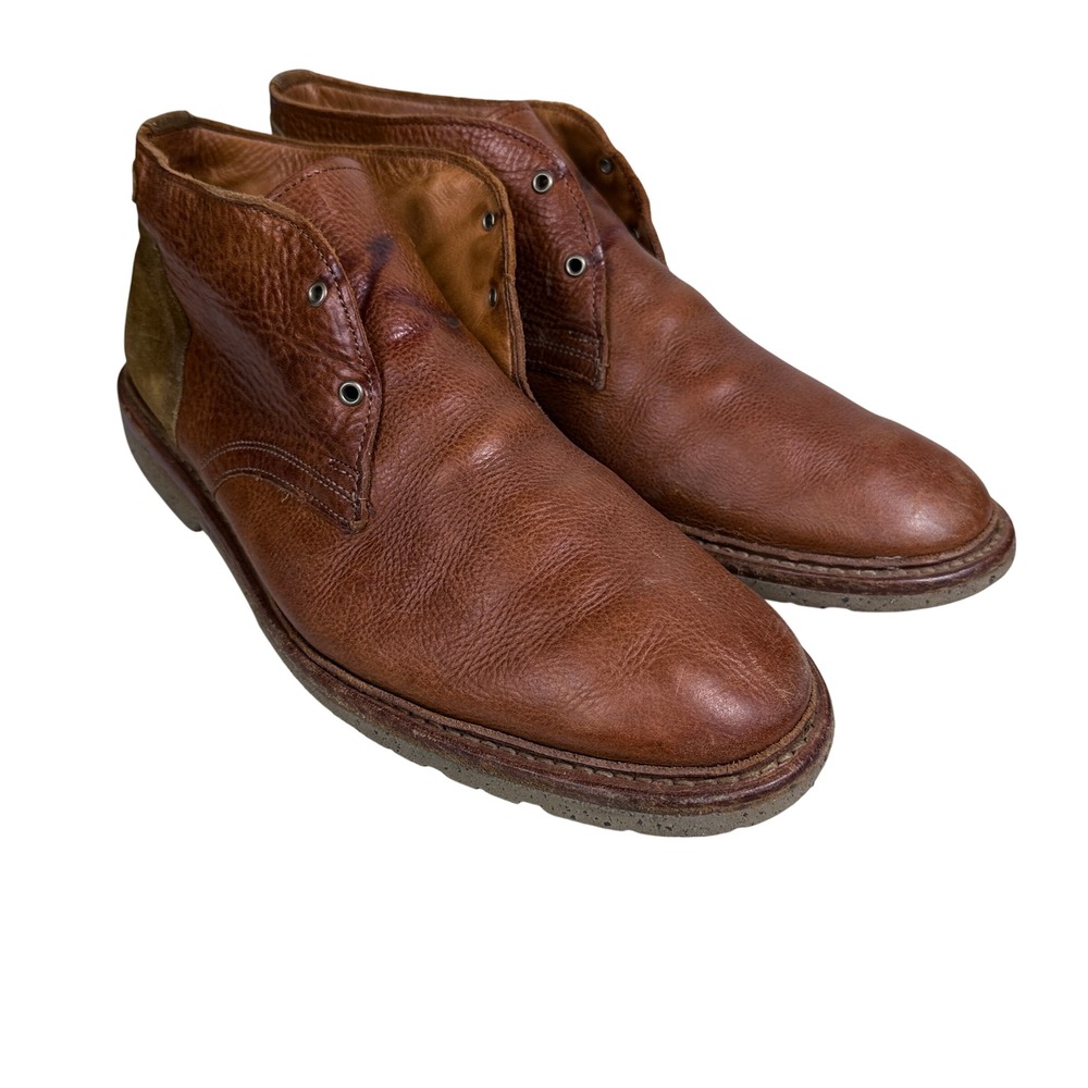 Allen Edmonds Discovery Chukka Boots Mens 10 D Brown Leather Suede 3914